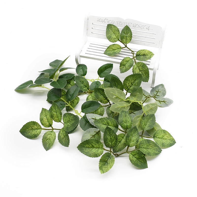 20PCS Künstliche Pflanzen Hochzeit Dekorative Blumen Kränze Gefälschte Rosen Seide Blätter Anordnung