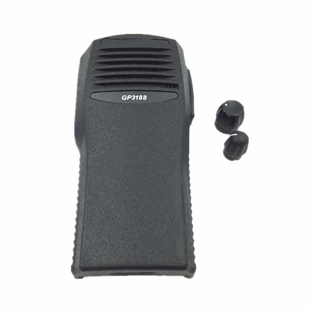 New Black Front Cover Shell Housing Case Volume Channel Knob Cap For Motorola GP3188 CP040 CP200 Radio Walkie Talkie