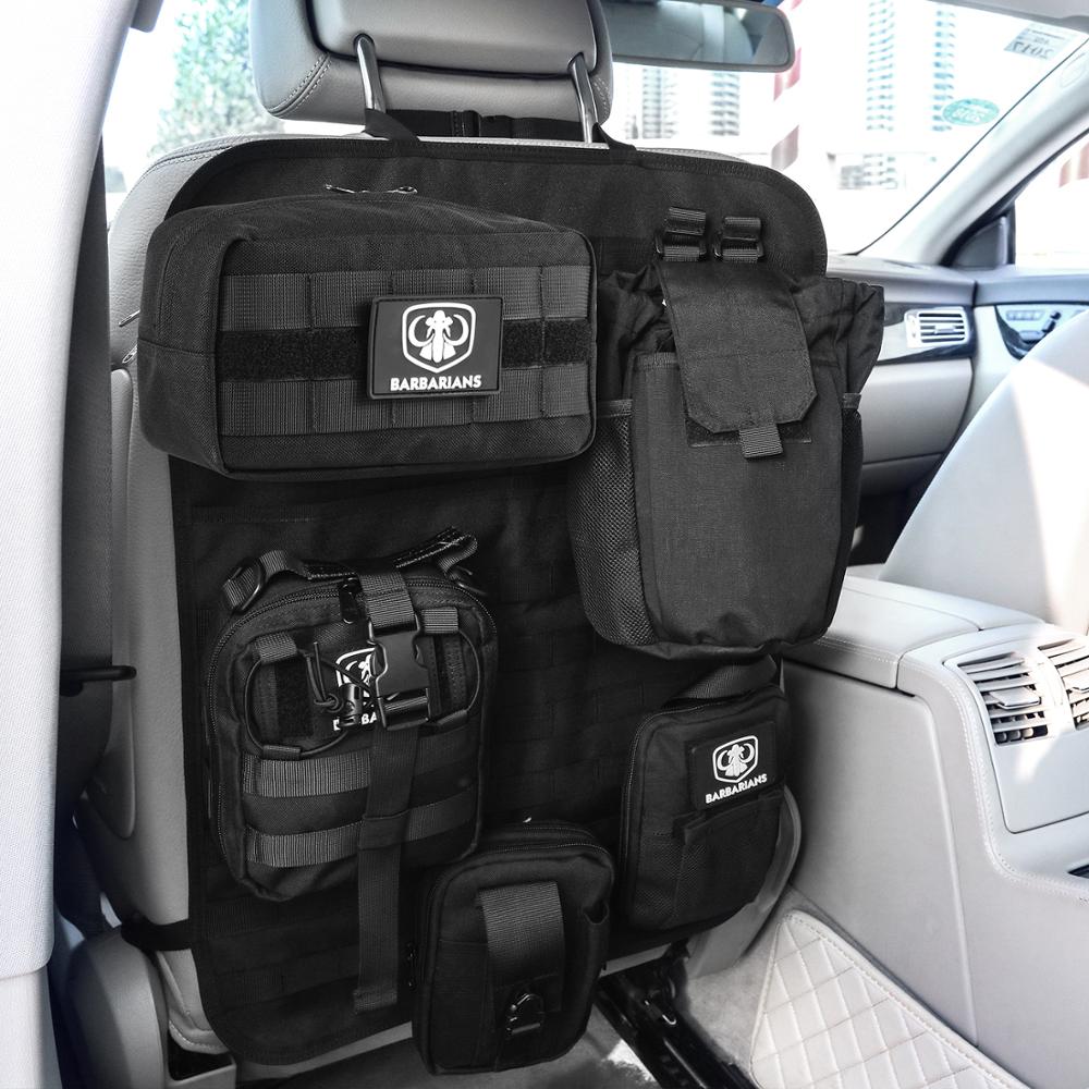 Barbarians MOLLE Tactical Military Seat Protector Black