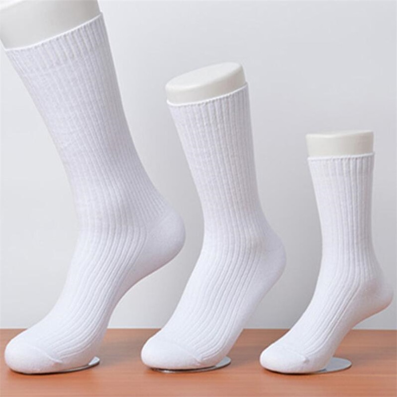 Kids Pure Cotton Soft Socks Breathable Absorbing Sweat Sport Socks Boys Girls School Socks Student White Black Gray Socks 4Pairs