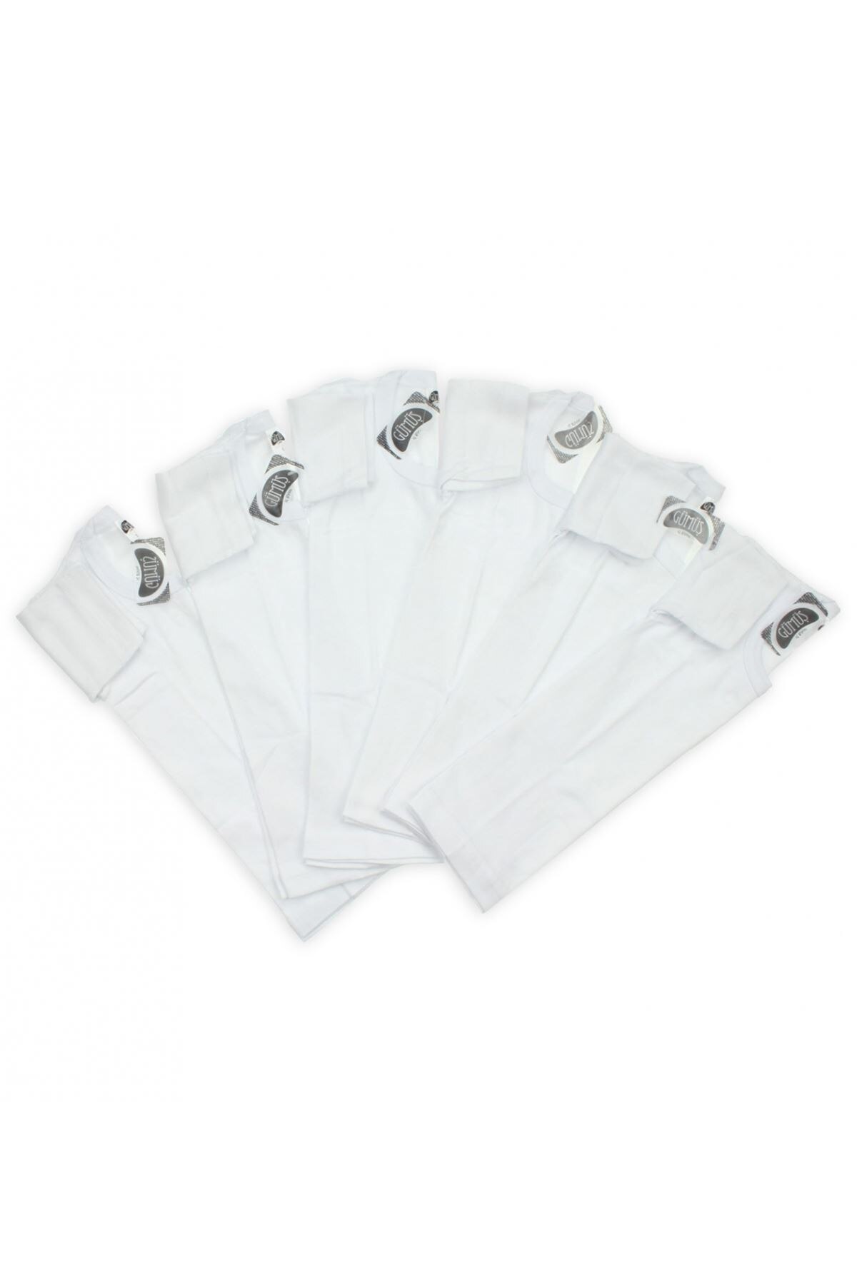 Silver Underwear Clothing 6'lı Male Child Undershirt 040-3024-027