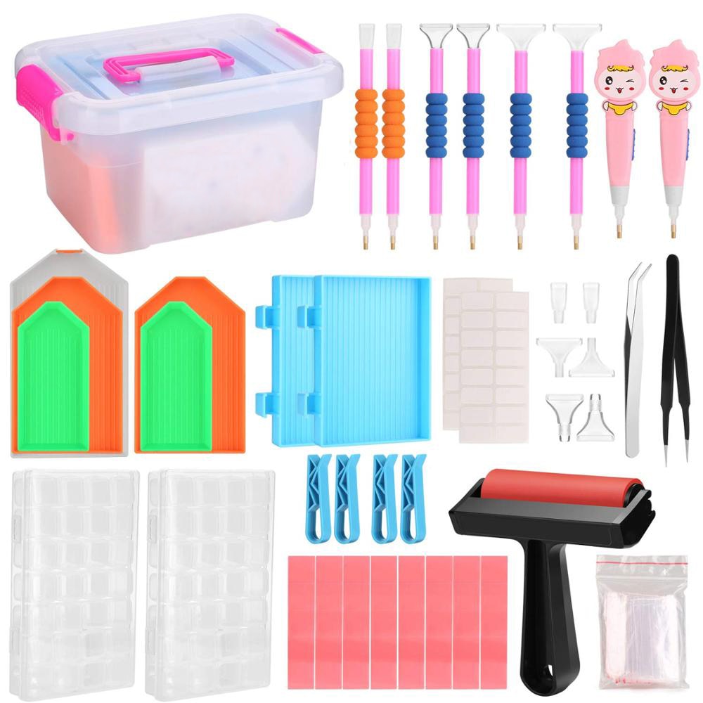 Diamant Malerei Werkzeuge, 5D Diamant Malerei Zubehör Kits Diamant Kreuz Stich Werkzeug Sets Diamant