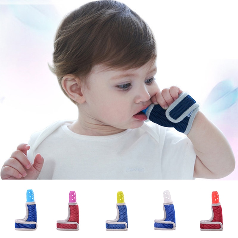 Silicone Baby Teether Molars Food Grade Finger Sets Breathable Thumb Set Dental Care Newborn Anti-bite Hand Sucking Wrist Band