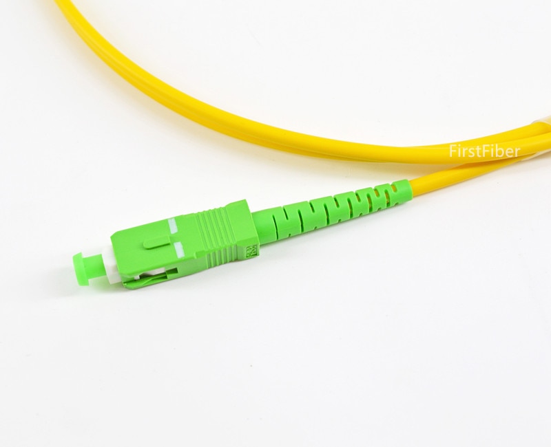 0.5m SC APC Fiber Patch Cable FTTH Optical Fiber Patch Cord 2.0mm PVC G657A , Jumper Simplex