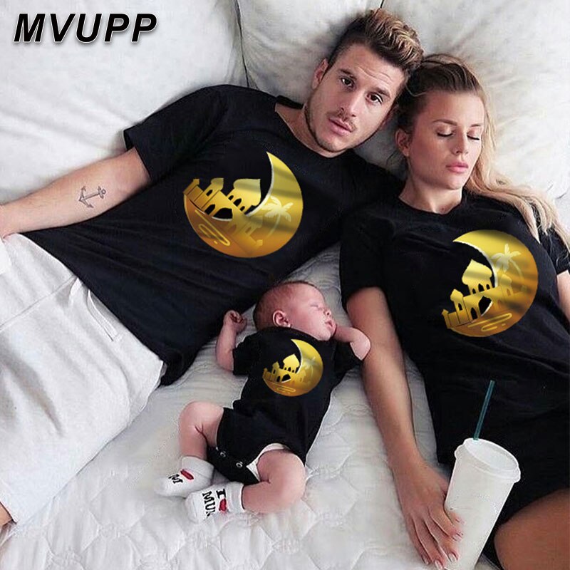 2020 printing Family Look Matching Clothes Mommy and Me T-shirt Mother Daughter Son Outfits Women Mom Baby Girl Boys Blouse Tees