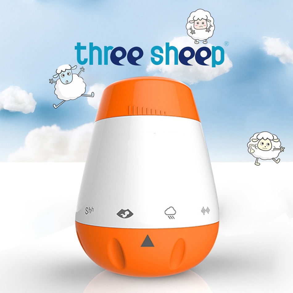 Baby White Noise Machine Smart Music Voice Sensor Infants Bad Sleep Helper Therapy Sound Monitor Generator for Babies Relax Toy