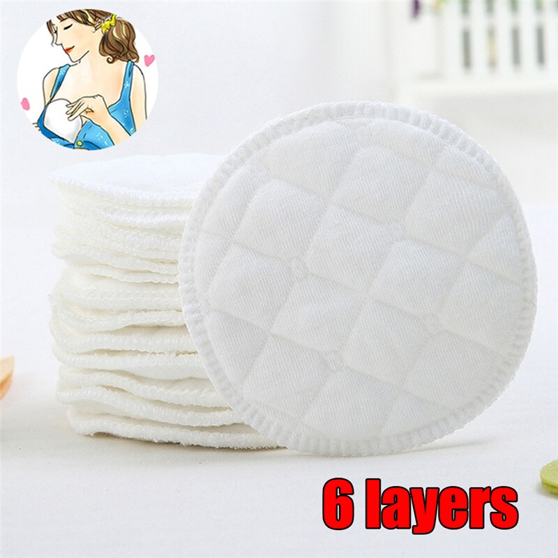 6 floor 12Pcs Baby Feeding Breast Pads Reusable Washable COTTON Nursing Breastfeeding