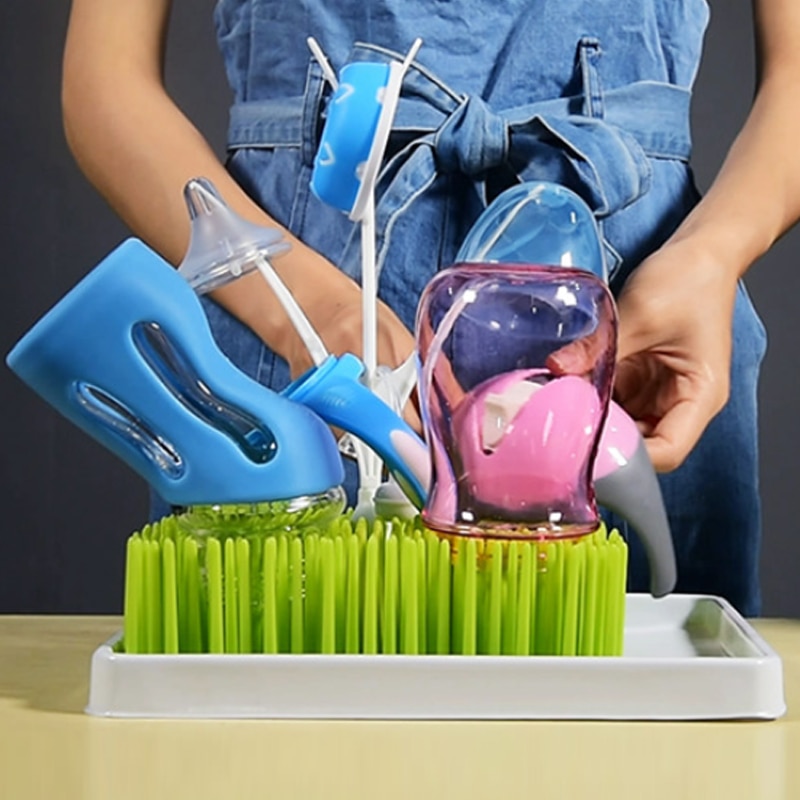 Anti-Bacterial Dry Rack Baby Bottle Drain Drying Racks Cleaning Dryer Drainer Storage Drying Rack for Pacifier Bottles Dishes