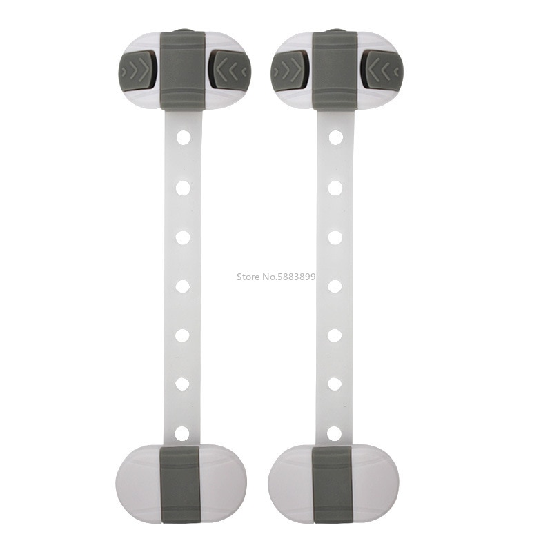 High Quality 2PCS Baby Multifunctional Safety Lock Drawer Lock Baby Adjustable Safety Lock Baby Protective Lock