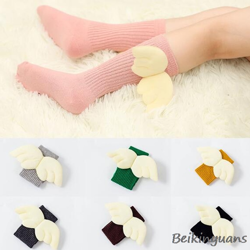 2020new pile of socks creative wings spring and autumn new baby socks children in the tube warm wings antler socks