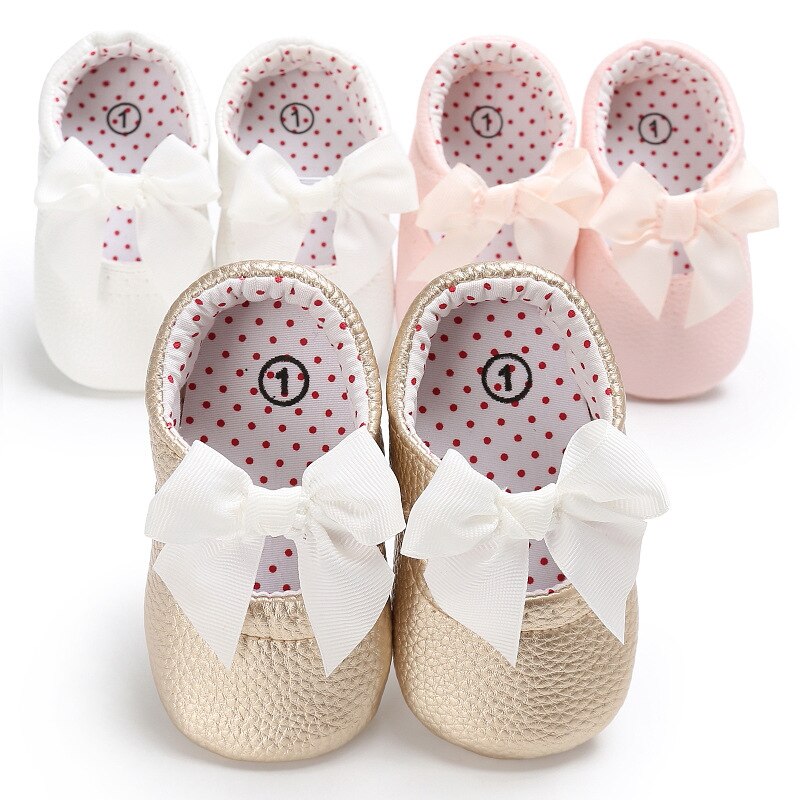 Baby girl princess shoes bow infant toddler toddler girl cotton crib shoes