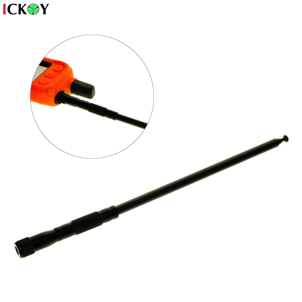 Long Range Foldable Flexible Extend Telescopic Antenna for Garmin Alpha 100 50 Astro 320 220 430 Alpha100 Handheld GPS (Black)