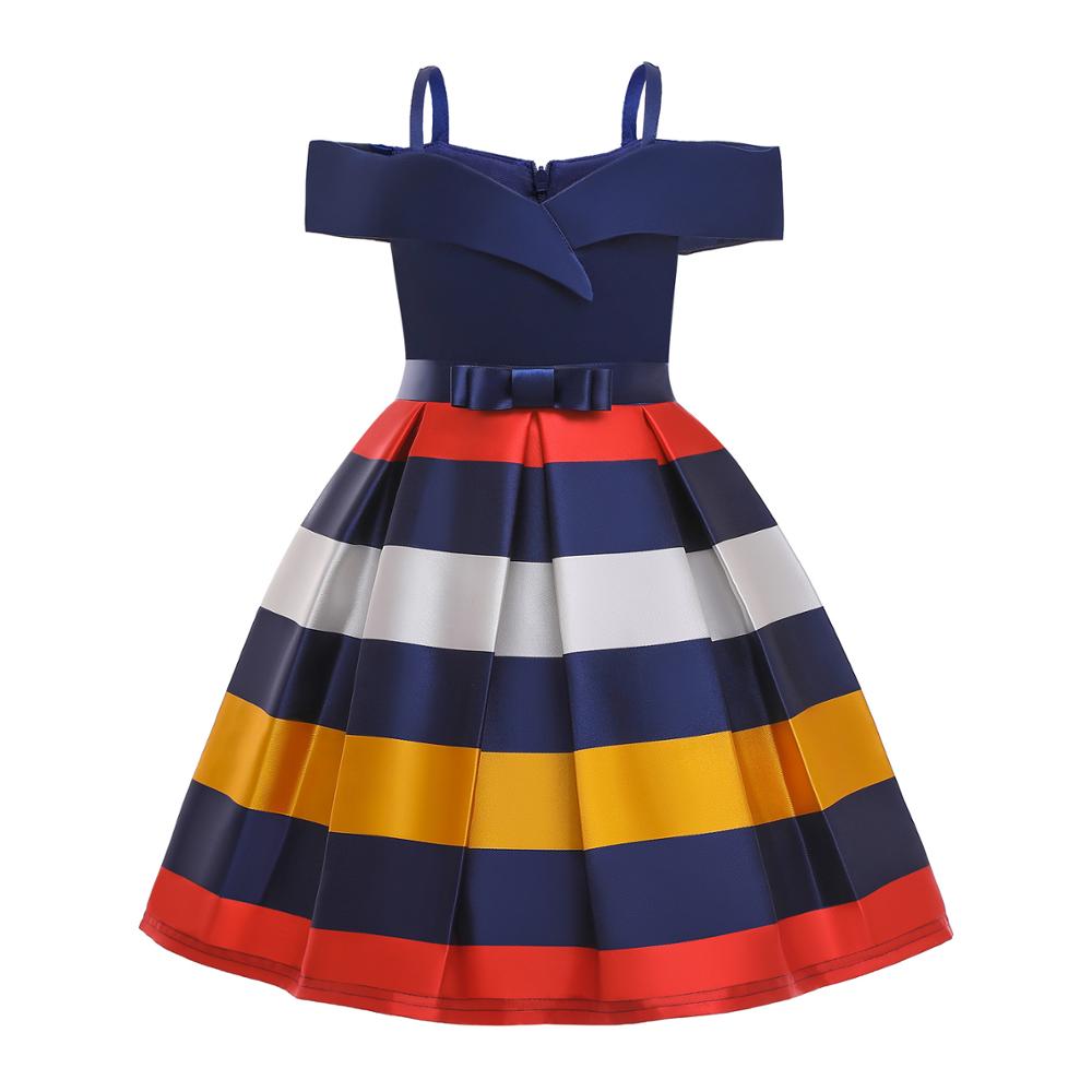 New Christmas Suspender Striped Printed Dress Princess Dress Children Dress Infant Girl Fantasy Halloween Dress Girls Clothes