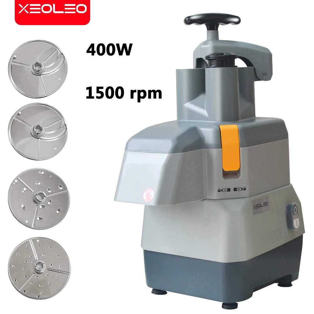 Xeoleo máquina de corte de vegetais 2mm/4mm, cortador de vegetais de 3mm/7mm para