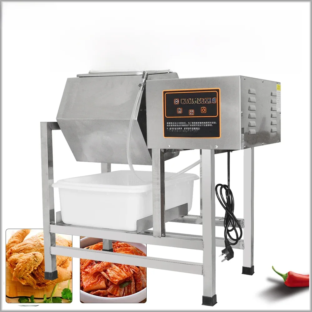 XEOLEO-Máquina Marinador Elétrico Comercial, Salga De Carne, Pickles, Carro, Amassar Rolo,