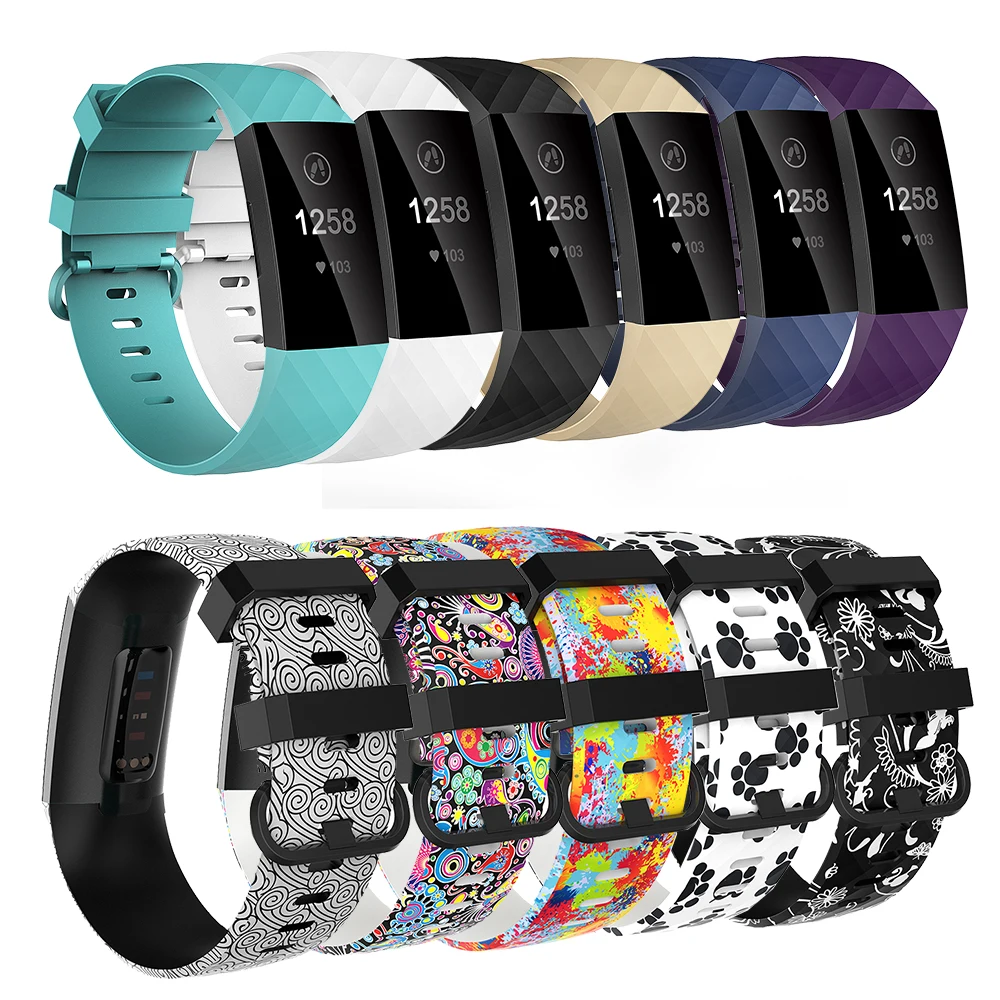 Pulseira baaletc para substituição de fitbit charge 3, acessórios inteligentes, pulseira para fitbit