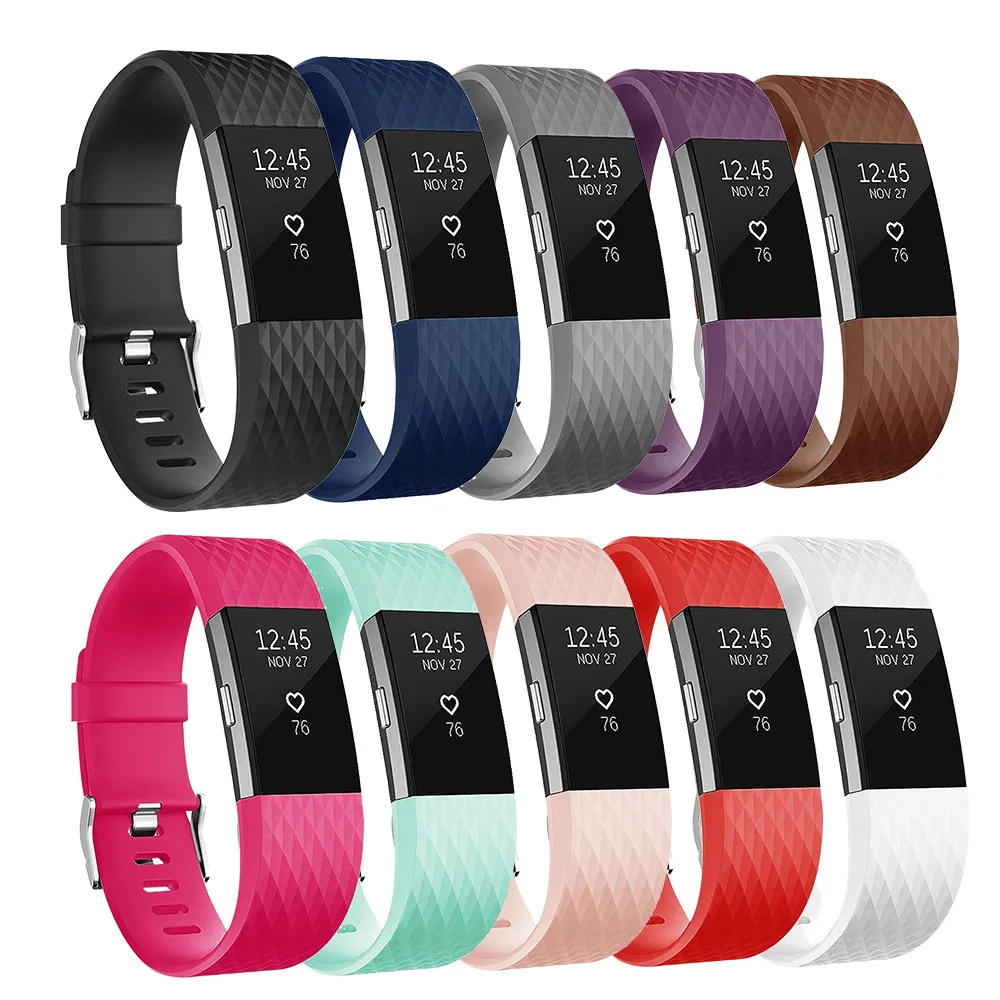 Pulseira para Fitbit Charge 2 Band, Smart Watch Acessórios, Bandas de Substituição