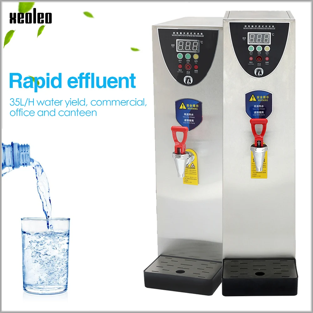 Xeoleo-Aquecedor de água automático de aço inoxidável, Caldeira de aquecimento quente elétrico,
