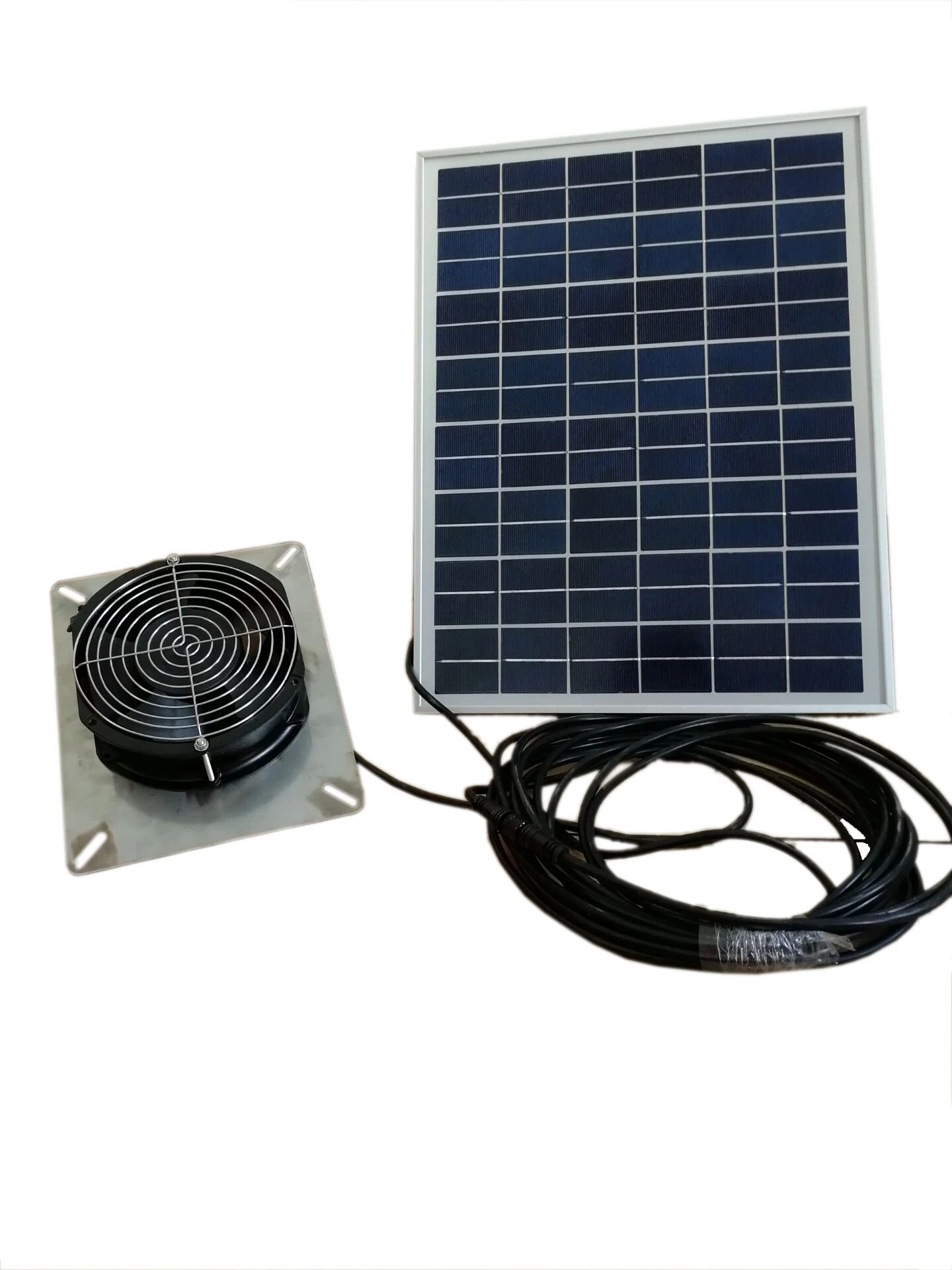 250cfm aço inoxidável movido a energia solar crawlspace ventilador subfloor para cave garagem sótão