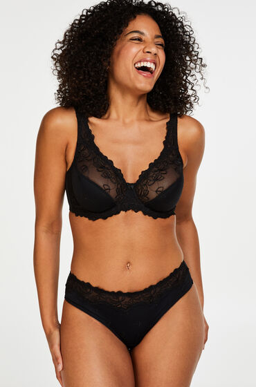 Hunkemöller Diva thong short Black