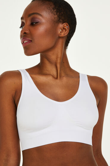 Hunkemöller Seamless Crop Top White