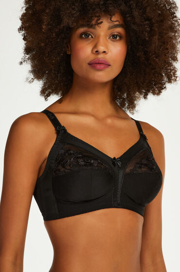 Hunkemöller Non-padded Non-underwired Bra Sara Black