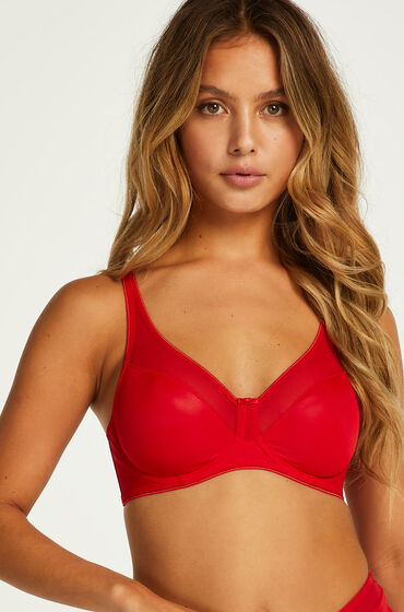Hunkemöller Nina Non-Padded Underwired Minimizer Bra Red