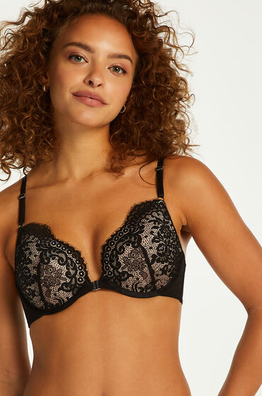Hunkemöller Cardi Padded Push-up Underwired Bra Black