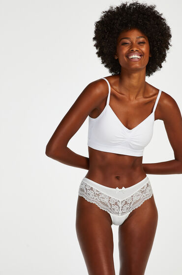 Hunkemöller Valencia Brazilian Shorts White