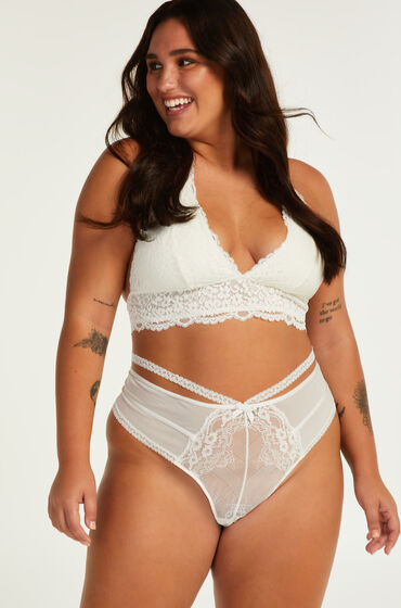 Hunkemöller Lorraine thong Curvy White