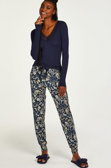 Hunkemöller Tall Jersey Pyjama Pants Blue