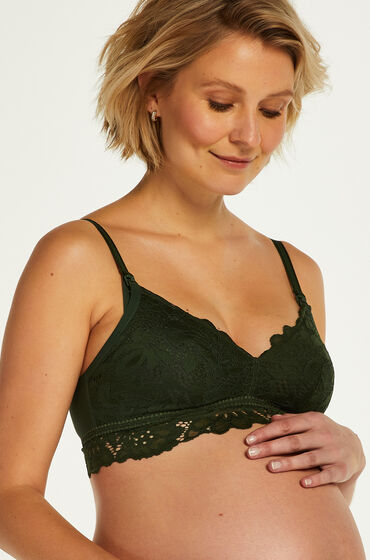 Hunkemöller Shiloh non-padded non-wired nursing bra Green