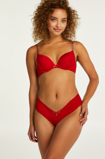 Hunkemöller Vixen V-shaped Brazilian Red