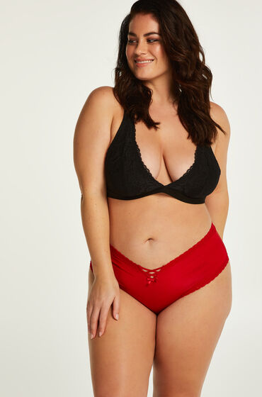 Hunkemöller Vixen Curvy v-shaped brazilian Red