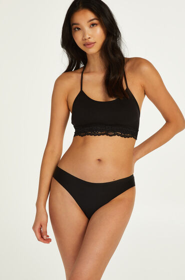 Hunkemöller Invisible Fishnet Brazilian Black