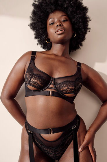 Hunkemöller Aurelia Non-Padded Underwired Bra Black