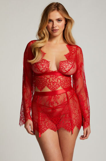 Hunkemöller Lace Skirt Red