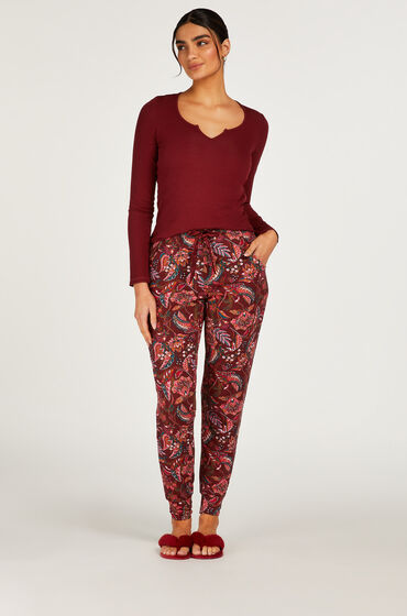 Hunkemöller Tall Pyjama pants Jersey Red