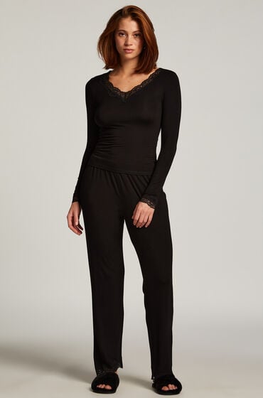 Hunkemöller Pajama Set Black