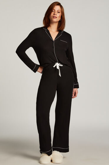 Hunkemöller Essential Jersey Pants Black