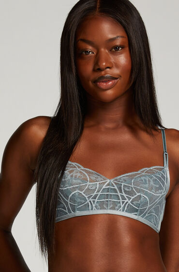 Hunkemöller Luna Non-Padded Underwired Bra Blue