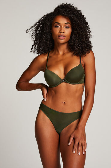 Hunkemöller Stripe Invisible Thong Green