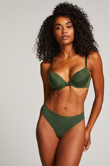 Hunkemöller Lace Back Invisible Thong Green