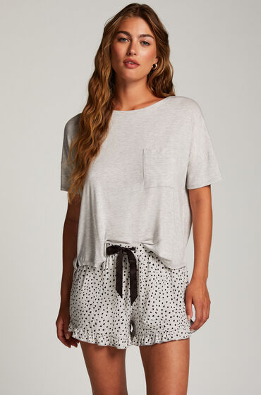 Hunkemöller Short Pyjama Set Grey