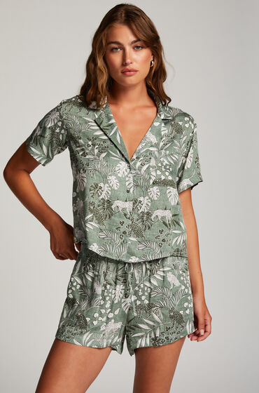 Hunkemöller Pyjama Shorts Green