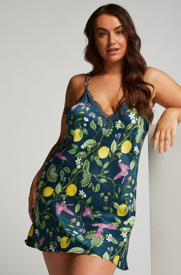 Hunkemöller Satin slipdress Blue
