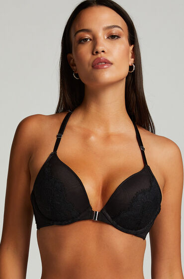 Hunkemöller Lorena Padded Underwired Push-Up Bra Black