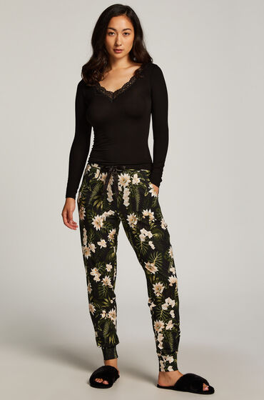 Hunkemöller Jersey Pyjama Pants Black