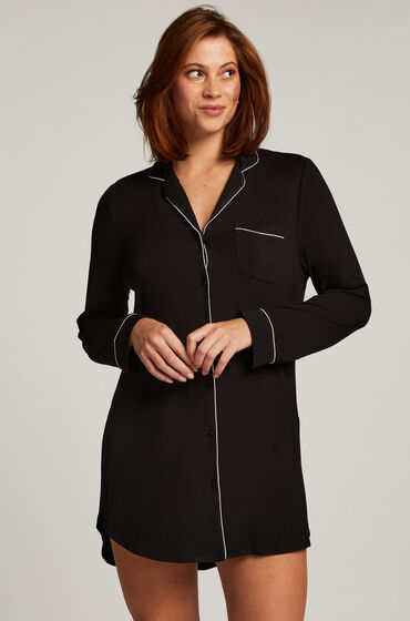 Hunkemöller Essential Jersey Shirtdress Black