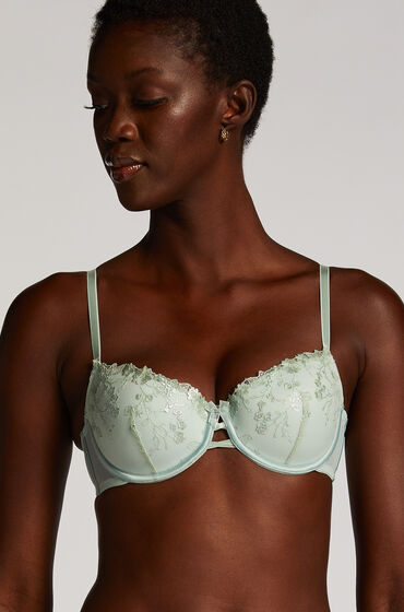 Hunkemöller Lillia Padded Underwired Bra Green
